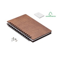 Cuaderno A5 con semillas