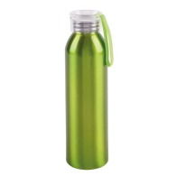 Botella de aluminio de 65cl con tapón transparente