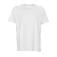 Camiseta blanca de hombre 100% algodón orgánico boxy