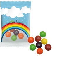 Skittles en una bolsa promocional