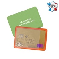 Funda soldada antifraude de 1 tarjeta anti-RFID