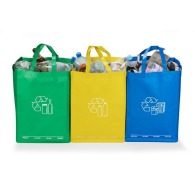Triple bolsa de clasificación de residuos