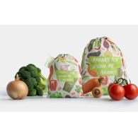 Bolsa reciclada para frutas y verduras
