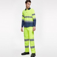 ALFA - Pantalón amarillo fluorescente de alta visibilidad