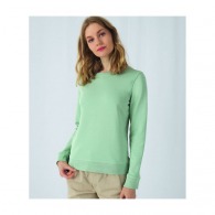 B&C Organic Crew Neck /Women - Women's Organic Crew Neck Sweat - White