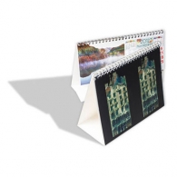 Calendario con caballete lenticular