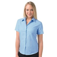 Camisa oxford de manga corta para mujer Russell Collection