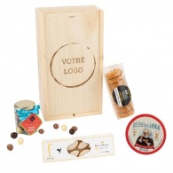 Caja de regalos de Francia para los gourmandises