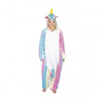 DISFRAZ KIGURUMI UNICORNIO CON ESTRELLAS ADULTO