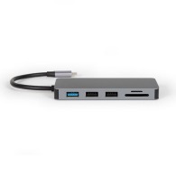 Hub USB C personalizable 7 en 1