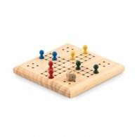 Juego de solitario de madera