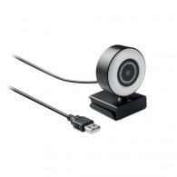 LAGANI HD 1080P webcam personalizable y luz