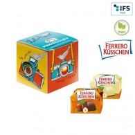 Mini-cubo publicitario con Ferrero Küsschen