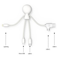 Cable de promoción de carga multiconector Entrada dual Type-C y USB