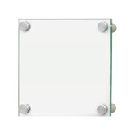 Placa de identificación Cristal-Sign 125 x 155 mm