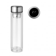 POLE GLASS - Botella de vidrio de doble pared