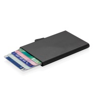 Porta tarjetas de aluminio anti-RFID C-Secure
