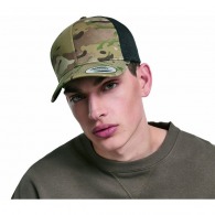 Retro Trucker Multicam® - Gorra estilo camionero de camuflaje