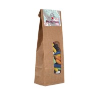 Bolsa de caramelos kraft con etiqueta