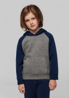 Sudadera con capucha bicolor para niños - Proact