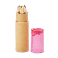 Tubo de 6 lápices de colores