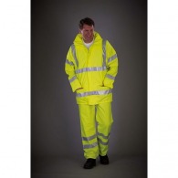 chubasquero transpirable hi-vis soft flex - yoko