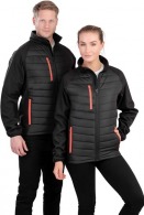 Chaqueta softshell compass negra - Resultado