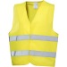 Chaleco de seguridad en bolsa para uso profesional Watch-out, chaleco amarillo publicidad