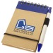 Bloc de notas reciclado tamaño A7 con bolígrafo Zuse, cuaderno con bolígrafo publicidad