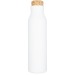Botella aislada con tapón de corcho de imitación, termo publicidad