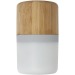 Altavoz Bluetooth® Bamboo Aurea con luz, Recinto de madera o bambú publicidad