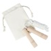 Miniatura del producto Cuerda de saltar de madera Denise en bolsa de algodón 3