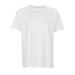 Camiseta blanca de hombre 100% algodón orgánico boxy regalo de empresa