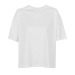 Camiseta blanca de algodón 100% orgánico para mujer regalo de empresa