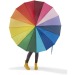 Paraguas de golf arco iris, arco iris publicidad