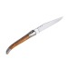 Cuchillo plegable de madera de olivo 11 cm regalo de empresa