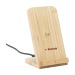 Miniatura del producto Soporte de bambú con carga inalámbrica de 10W 0