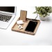 Organizador y cargador Bamboo Docking Station, organizador de escritorio publicidad