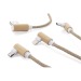 Miniatura del producto Cable personalizable USB FLAX 3 en 1 1