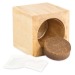 Miniatura del producto Maceta cubo de madera Maxi Christmas en caja estrella - Abeto 2