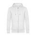 Miniatura del producto B&C King Zipped Hood - Sudadera con cremallera KING - Blanca - 4XL 2