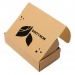 Caja de envío kraft 24x19x2cm, Cajas de envío ecológicas kraft publicidad