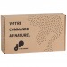 Caja de envío kraft 35x26x10cm, Cajas de envío ecológicas kraft publicidad
