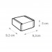 Miniatura del producto Caja de envío kraft 9x9x5cm 1