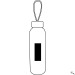 Botella de vidrio de 50cl con tapón de acero inoxidable, Botella de vidrio publicidad