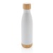 Botella isotérmica de acero con acabado de bambú 52cl regalo de empresa