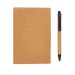 Cuaderno adhesivo A6 con bolígrafo, cuaderno reciclado publicidad