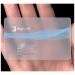 Tarjeta de visita translúcida, tarjeta de lealtad, tarjeta de socio y tarjeta de miembro publicidad
