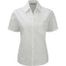 Miniatura del producto Camisa de mujer de manga corta de popelín de algodón puro Russell Collection 1