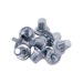Miniatura del producto Paquete de 100 espárragos hexagonales de aluminio Proact 1
